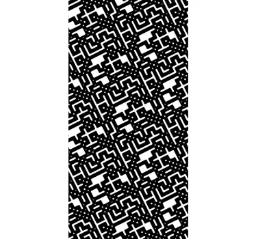 Stromkreis Duschwand Aufkleber - TenStickers