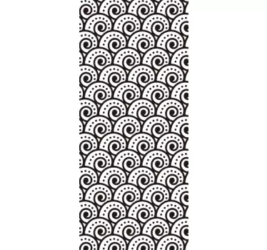 Duschwand Aufkleber Tsunami - TenStickers