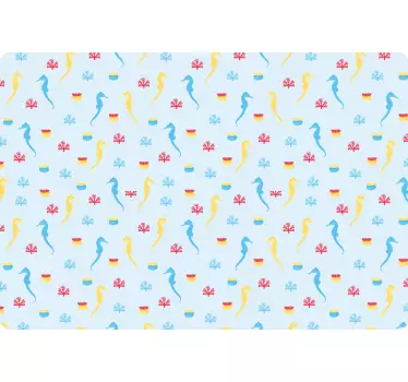 Laptop aufkleber verspielte meeresbewohner - TenStickers