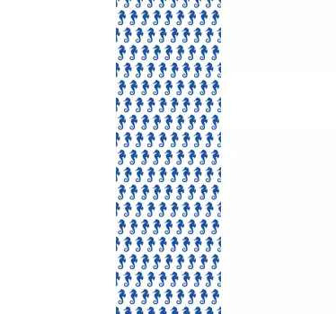 Duschkabinen Folie Seepferdchen - TenStickers