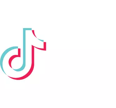 Schaufensteraufkleber Tiktok personalisiert - TenStickers