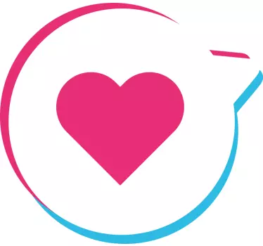 Schaufenster folie herzförmiges symbol - TenStickers