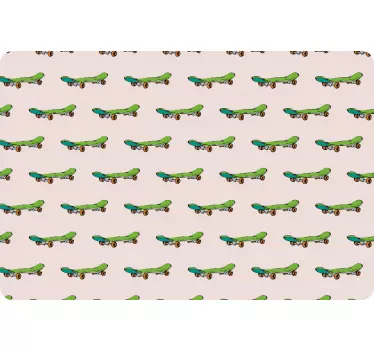 Laptop aufkleber skateboard muster - TenStickers