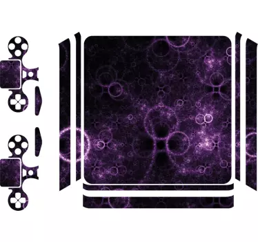 PlayStation Skins Abstrakte kreise - TenStickers
