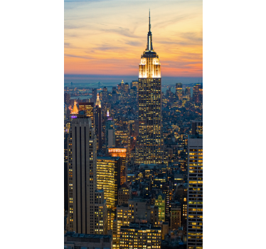 Folie Kühlschrank Manhattan skyline - TenStickers