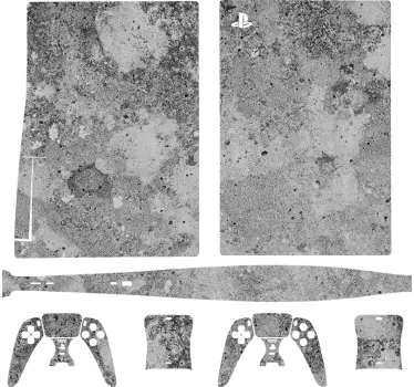 PS4 Skins Abstrakter konkreter Hintergrund - TenStickers