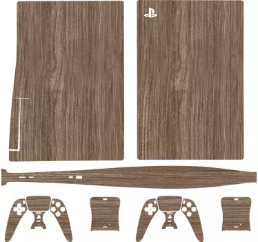 PS5 Skin Eichenholzhaut - TenStickers