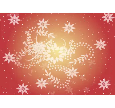 Lapttop Aufkleber chinesische Blumen - TenStickers
