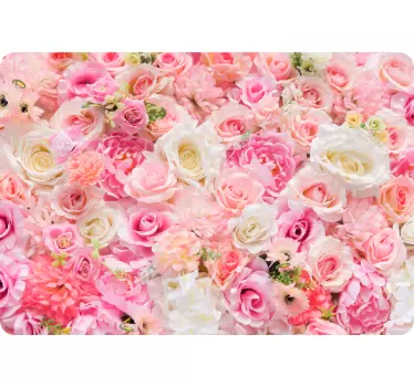 Notebook Aufkleber Hintergrundbild rosa rosen - TenStickers