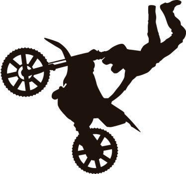 Wandtattoo Wohnzimmer Motocross Freestyle - TenStickers