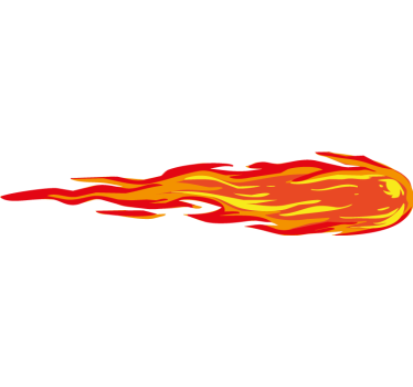 Autoaufkleber Feuerball Flamme - TenStickers
