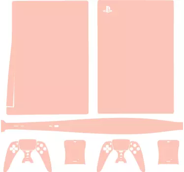 Ps5 skin pfirsich spielzubehör - TenStickers