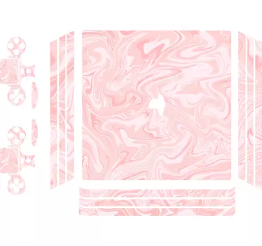 PS4 Skin Ps4 marmorrosa - TenStickers