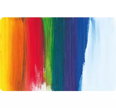 Notebook Aufkleber Regenbogentropfenspritzer - TenStickers