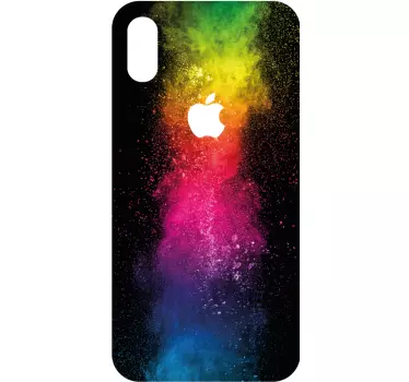 Sticker iphone buntes spritzmuster - TenStickers