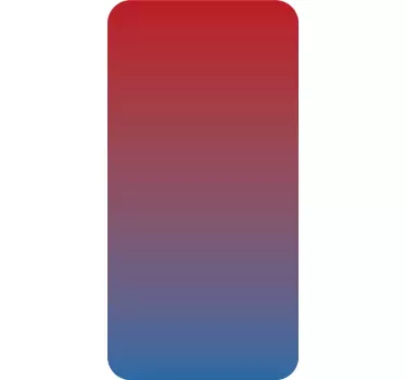 Aufkleber Iphone Blaue und rote verlaufsfarben - TenStickers