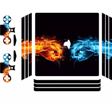 PS4 Skin Zwei schießende hände - TenStickers