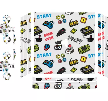 Ps4 aufkleber für arcade controller set - TenStickers