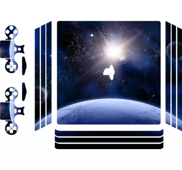 PS4 Skin Weltraumgalaxie - TenStickers