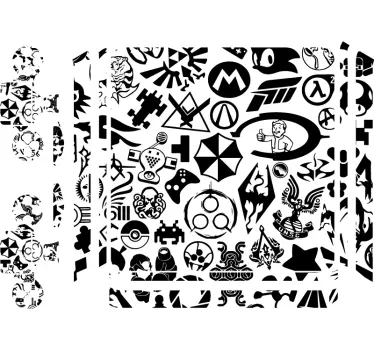 Ps4 aufkleber gamer ikonen sammlung - TenStickers