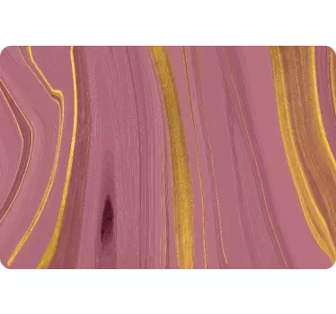 Notebook Aufkleber Lila marmor und gold - TenStickers