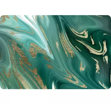 Laptop Aufkleber Grüner marmor elegant - TenStickers