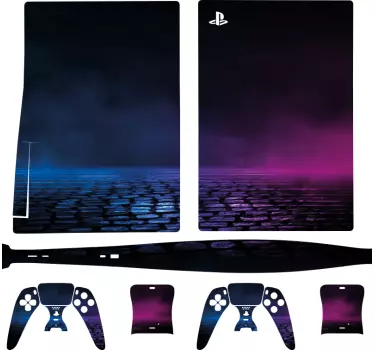 Ps5 skin lebendige ozeanszene - TenStickers