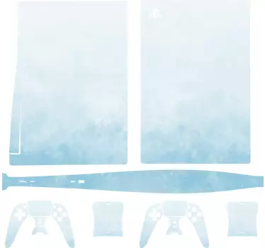 Ps5 skin aqua gaming haut - TenStickers