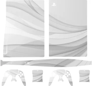 Ps5 skin elegante graue hülle - TenStickers
