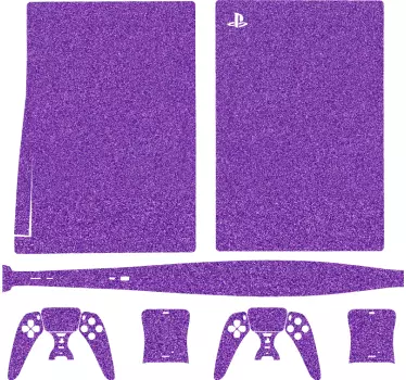 PS5 Skin Lila funkelt - TenStickers