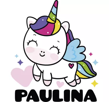 Wandtattoo kinderzimmer mit bezauberndem einhorn - TenStickers
