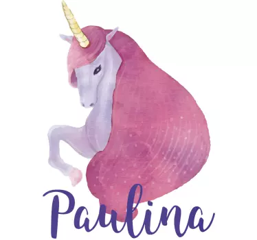 Wandtattoo kinderzimmer einhorn design kunstwerk - TenStickers