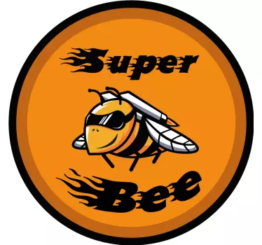 Motorrad Aufkleber Super Bee 70er Design - TenStickers
