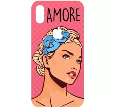 Sticker iphone weibliche ausdrucksform liebe - TenStickers