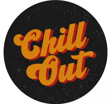 Wandtattoo Retro Entspannen Sie sich im Vintage-Stil - TenStickers