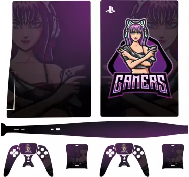 Ps5 skin für die erstellung von gamer-charakteren - TenStickers