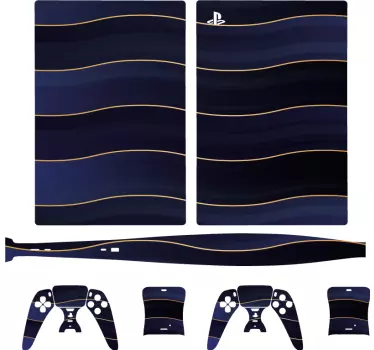 Ps5 skin elegantes farbcover - TenStickers