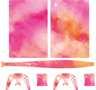 Ps5 skin aquarell farbverlauf - TenStickers
