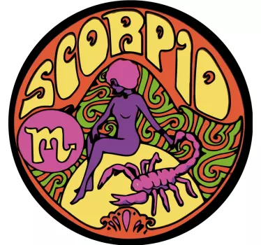 Laptop aufkleber skorpion sternzeichen symbol - TenStickers
