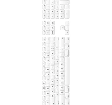 Wandtattoo Tastatur - TenStickers