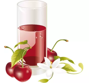 Wandtattoo Kirschsaft - TenStickers