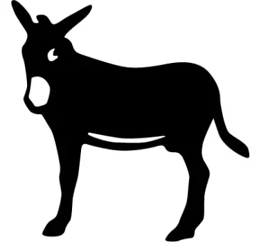 Esel Katalonien Sticker - TenStickers