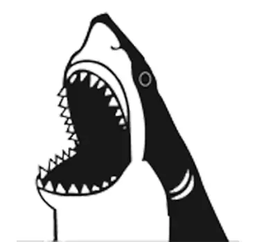 Hai iPad MacBook Aufkleber - TenStickers
