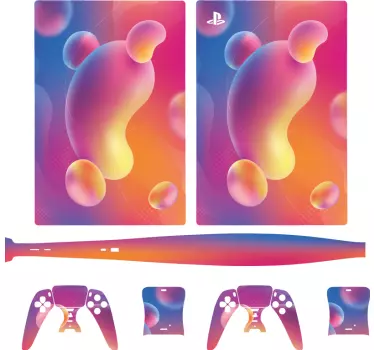 Ps5 skin lebendige formzubehör - TenStickers