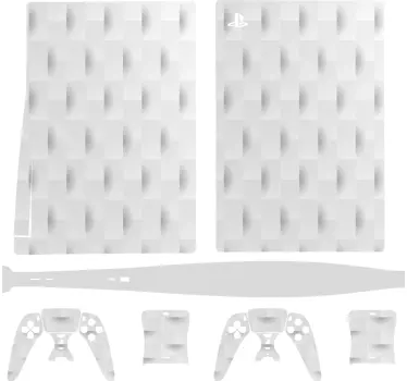 Ps5 skin strukturierte weiße abdeckung - TenStickers