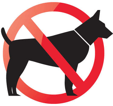 Hunde verboten Sticker - TenStickers