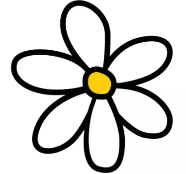 Gänseblümchen Autoaufkleber - TenStickers