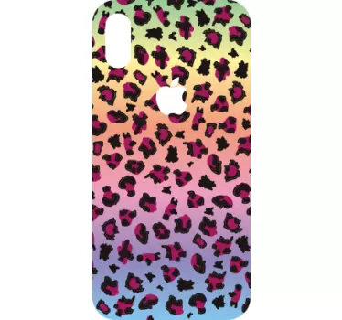 Sticker iphone im leopardenprint stil - TenStickers