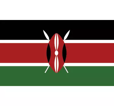 Wandtattoo Flagge Kenia - TenStickers