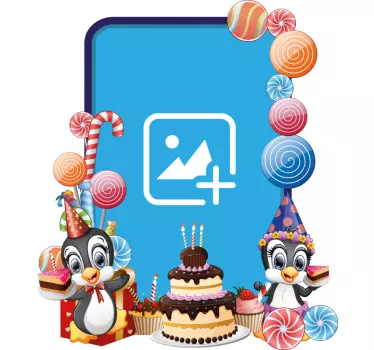 Wandtattoo kinderzimmer bunte partyelemente - TenStickers